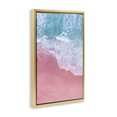 thumbnail image 3 of Stupell Industries Coastal Gold Floating Frame Canvas Art, 17 x 25, by Nataly White, 3 of 8