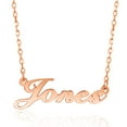 thumbnail image 1 of Personalized Name Necklace Pendant Customized Gold Silver and Rose Gold for Men Women, 1 of 2