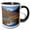 Black/White, variant on 3drose, Argentina, Parque Provincial Aconcagua, Mountain - Sa01 Jri0121 - Jutta Riegel, 11oz Two-tone Black Mug