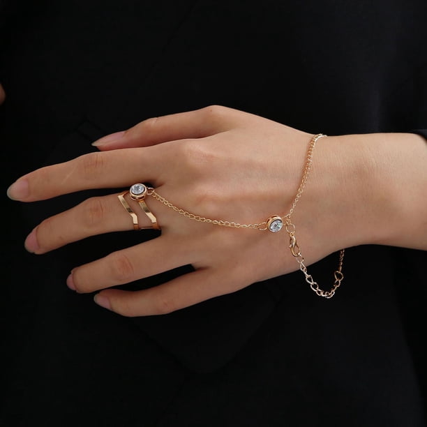 Pulseras para mujer, regalos para mujer, pulsera con lazo de cristal para mujer, brazalete para San Valentín, boda, novia, un pendiente.