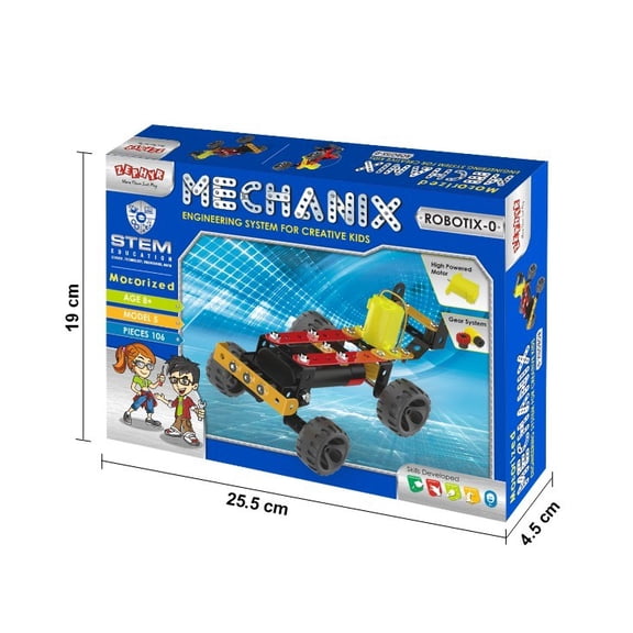 Zephyr Motorized STEM Robotics Kit Robotix-0 Ages 8 