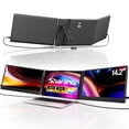 thumbnail image 1 of Extensor de pantalla para laptop Sharanix con triple monitor FHD de 14,2", 1 of 7