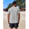 thumbnail image 4 of COOFANDY Mens Quick Dry T Shirts Short Sleeve UPF 50+ Rash Guard Shirts Cooling Shirts for Hot Weather, 4 of 6