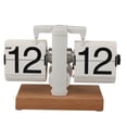 thumbnail image 2 of Vintage Design Auto Flip Clock Desk Clock with Exquisite , Stable Placement Knob Time Adjustment and Rear Battery Compartment, 2 of 7