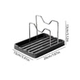 thumbnail image 6 of Stainless Steel Pot Lid Holder, Multi-Functional Kitchen Organizer for Cutting Boards & Spatulas, Countertop Drip Tray for Kitchen Storage, 6 of 6