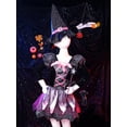 thumbnail image 7 of renvena Kids Girls Fancy Dress Up Fairy Tale Queen Princess Tutu Dress Outfit A Black 5-6, 7 of 7