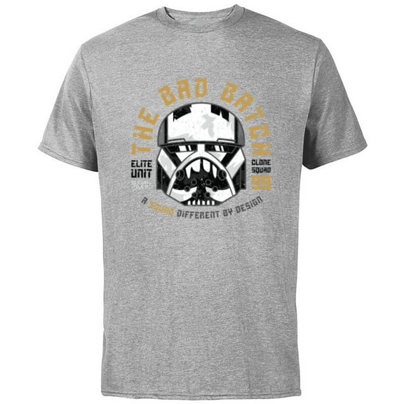 Star Wars The Bad Batch Wrecker A Squad Different by Design - Short Sleeve Cotton T-Shirt for Adults - Customized-Athletic Heather