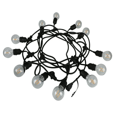 Better Homes & Gardens 24ft LED Globe String Lights, 12 Bulbs, Indoor/Outdoor, Warm White, 1 Count
