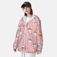 thumbnail image 3 of Saiise Girl Rabbit Pattern Sun Protection Hoodie for Men and Women, Lightweight Quick-Dry Windproof with Hood and Zip-3X-Large, 3 of 7