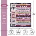 thumbnail image 6 of XZYG Nana Gifts from Grandkids Gifts for Nana Grandma Nana Birthday Gifts Nana Gifts for Mothers Day Nana Gifts for Christmas Nana Blanket(60*80inch), 6 of 6