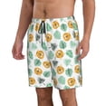 thumbnail image 2 of Naloa Tiger Leaves Men's Beach Shorts, Surfing shorts, Swim trunks, Quick Dry Swim Trunks for Surfing Beach Fun - X-Large, 2 of 9