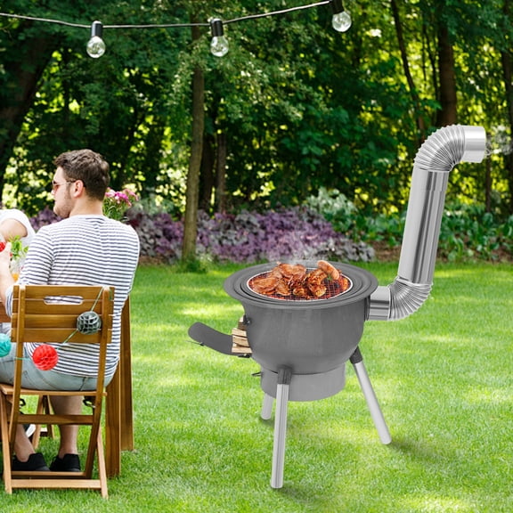 Wood Burning Stove, Wood Burning Stove for Outdoor Cooking, Firewood Stove For Barbecuing, Cooking, Camping, Hunting, Fishing