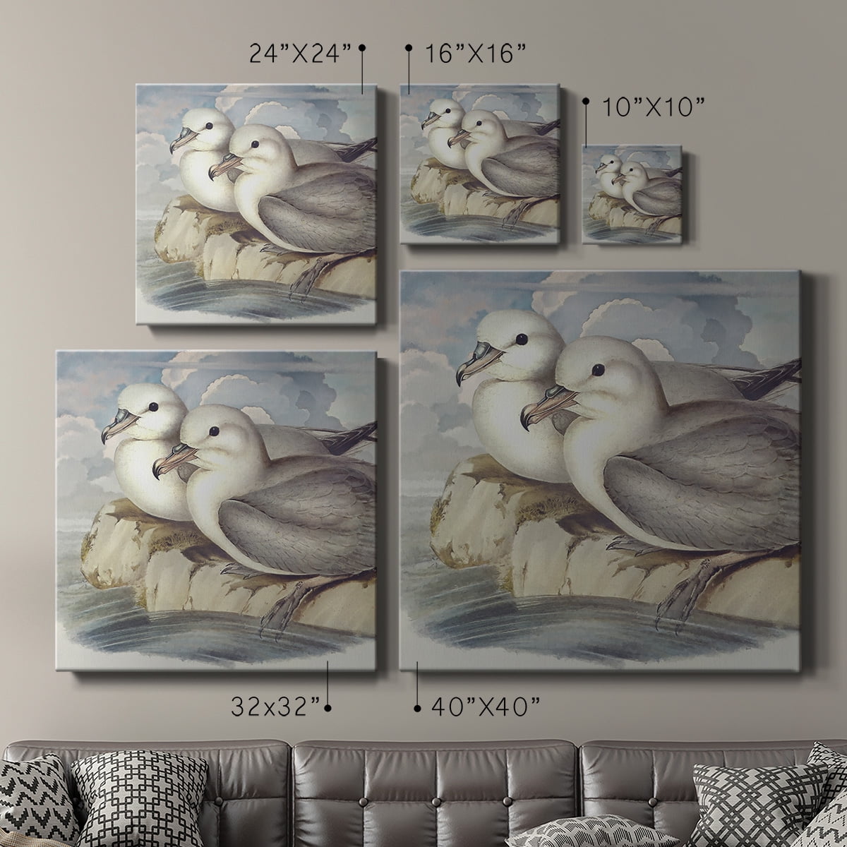 Wexford Home Surf & Sand I-Premium Gallery Wrapped Canvas, 16" x 16" - Ready to Hang