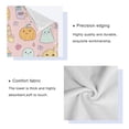 thumbnail image 4 of 3 Piece Bath Towels Set Bath Towel, Hand Towel and Face Towel for Bathroom, Gym, Hotel Halloween Pink Elements, 4 of 8