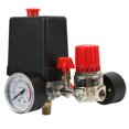 thumbnail image 4 of Pressure Valve Switch 4-Holes Manifold Relief Regulator Gauges Air Compressor Accessories, 4 of 15