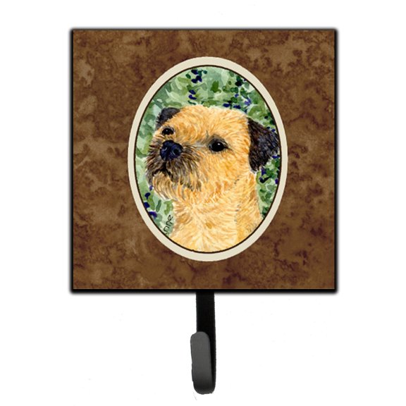 Carolines Treasures SS8801SH4 Border Terrier Leash Holder or Key Hook, Small, Multicolor
