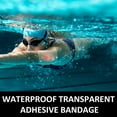 thumbnail image 5 of 10 Pieces Waterproof Adhesive Bandages Transparent Stretch Bandages Protective Clear Films Dressing Tattoo Bandages Cover Dressing Tapes for Shower Swimming (4 x 4 Inch), 5 of 9