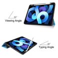 thumbnail image 5 of For 2020 iPad Air4 Tablet Case iPad 10.9 Inch Soft Pen Slot Drop Resistant Air5 Full Cover Leather Case-Sky Blue, 5 of 5