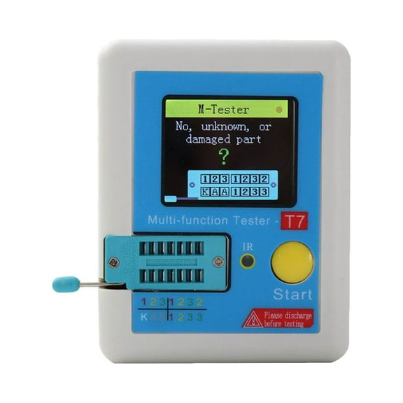 WORGEOUS Inductance Meter Tester White 1Pcs 5.5X3.5in