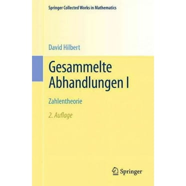 Springer Collected Works in Mathematics: Gesammelte Abhandlungen I: Zahlentheorie (Paperback)