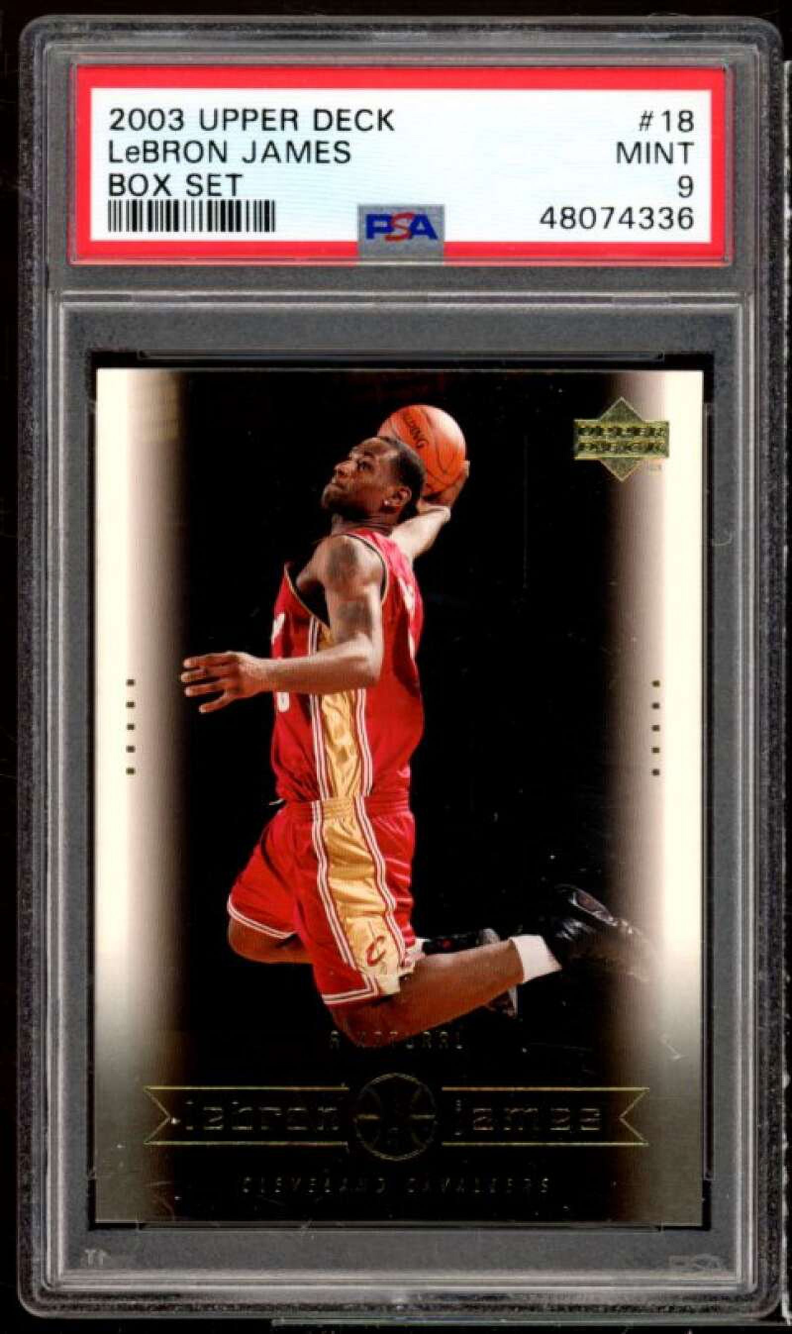 LeBron James Rookie Card 2003 Upper Deck LeBron James Box