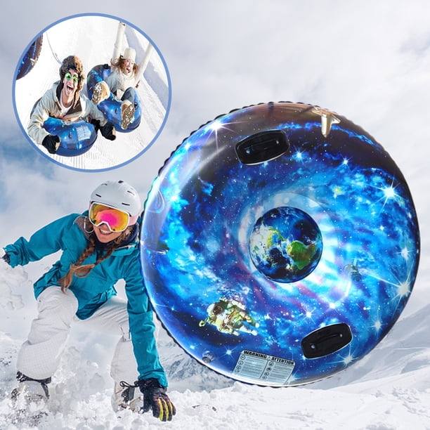 Anillo De Esquí Inflable Resistente Al Frío Invierno Al Aire Libre Portátil Inflable Círculo De Esquí Tubos De Nieve De Pvc Plegables Sweethay OD014100-00