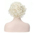 thumbnail image 2 of BERON Light Blonde Short Wigs Women Girls Curly Bob Hair Wig Synthetic Body Bob Wigs, 2 of 3