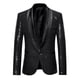 thumbnail image 5 of CHAQUETA DE DEPORTIVA CON LENTEJUELAS PARA HOMBRES INSPIRE CHIC, CON SOLAPA DE CHALECO, UN BOTÓN, BODA, BLAZER BRILLANTE XL NEGRO, 5 of 7