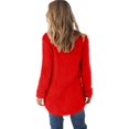thumbnail image 2 of Gvmfive Women Casual Solid Relaxed Fit Round Neck Long Sleeve Knit Sweater, 2 of 4