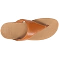 thumbnail image 4 of FITFLOP Women's Lulu Leather Toepost, Color: Light Tan, Size: 6.5 (I88-592-045), 4 of 7