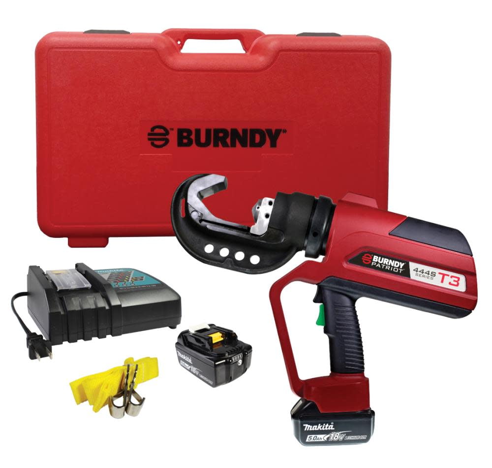 Burndy Patriot T3 11Ton Dieless Battery Crimper Kit CHead