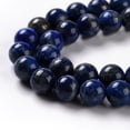 thumbnail image 3 of Natural Lazuli Beads Strands Grade A Round 8mm Hole: 1mm about 45~48pcs/strand 15 inch, 3 of 3