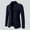 Navy, variant on Men's Slim Fit Jacket Thin Style Breasted Lapel Pocket Long Sleeved Suit Jacket Casual Coat