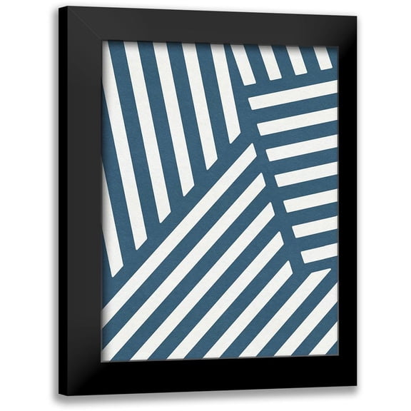 Green, Jacob 12x14 Black Modern Framed Museum Art Print Titled - Shibori Pattern VI