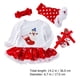 thumbnail image 3 of 1 Set Baby Baby Manga larga Vestido Zapatos de Navidad Elasticidad Diadema Pierna Calentador, 3 of 5