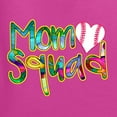 thumbnail image 2 of Wild Bobby, Colorful Baseball Mom Squad, Sports, Unisex Graphic Hoodie Sweatshirt, Fuschia, XX-Large, 2 of 4