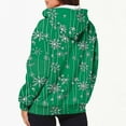 thumbnail image 3 of VERUGU Womens Jackets Casual Fall Winter Fashion Zipper Christmas Printed Coat Long Sleeve Drawstring Hooded Sweatshirt Army Green 3XL, 3 of 6