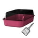 thumbnail image 4 of Caja de Arena para Gatos Strade Fareast Limited Inodoro Frontal Rebajado Rosa, 4 of 8