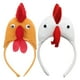 thumbnail image 1 of 1 par de accesorios para disfraz de gallo o pollo, diadema de pollo, diadema de gallo, diademas divertidas, accesorios para disfraces de animales de festival, accesorios para fotos de adultos., 1 of 4