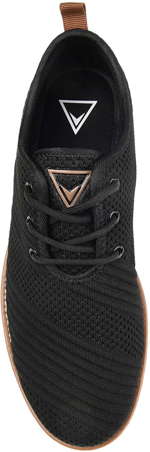 Vance Co. Mens Novak Tru Comfort Foam Knit Lace-up Round Toe Dress Shoe, Widths Available