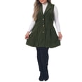 thumbnail image 2 of Agnes Orinda Women' s Plus Size Vest Single Breasted Casual Sleeveless Pocket Outerwear Long Vest Jacket, 2 of 5