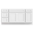 thumbnail image 5 of 60 in. W x 21 in. D x 32.5 in. H Bath Vanity Cabinet without Top in White, 5 of 5