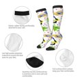 thumbnail image 3 of Logiee Penguins On The Beach Print Gift Stocking Stuffers,Adult Stockings,Novelty Socks,Funny Socks Birthday Running Walking Sleeping, 3 of 6
