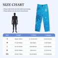 thumbnail image 2 of Salouo Winter With Snowflakes Print Pajama Pants for Men, Lounge Pants Elastic Waistband Casual Men's sleepwear Loungewear Sleep Pajama Pant -Small, 2 of 7