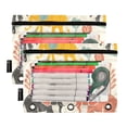 thumbnail image 2 of Elephants Family Playing 2 Pack Pencil Pouch for 3 Ring Binder Smooth Zipper Folders with Pockets Clear Window Pencil Case, 2 of 6