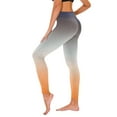 thumbnail image 2 of Aayomet Workout Leggings for Women Workout Leggings Compression Gym Workout Running Pants (Orange, S), 2 of 3