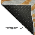 thumbnail image 5 of Addison Rugs Mayfield Premium Machine Washable Transitional Animal Print Orange Rectangle Rug, 10' x 14', 5 of 6