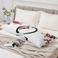 thumbnail image 6 of Cherry Blossom Body Pillow Cover 20 x 54 Inch Decorative Pillow Cover Asian Japanese Red Plum Flower Lumbar Pillowcase Seasonal Rectangle Cushion Case for Couch Sofa Bed Living Room, 6 of 9