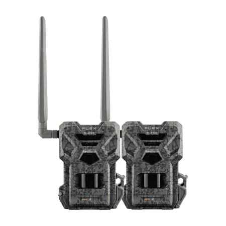 SPYPOINT FLEX G-36-TWIN Camo | Outdoor Cellular Trail Camera | 1080p Video with Sound 36 Megapixels 0.3S Trigger Speed 100 Flash and Detection Range | with improved battery life