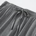 thumbnail image 5 of BLCHUNen Plus Size Mens capri pajama Pants Lightweight Breathable Drawstring Home with Pockets, 5 of 7